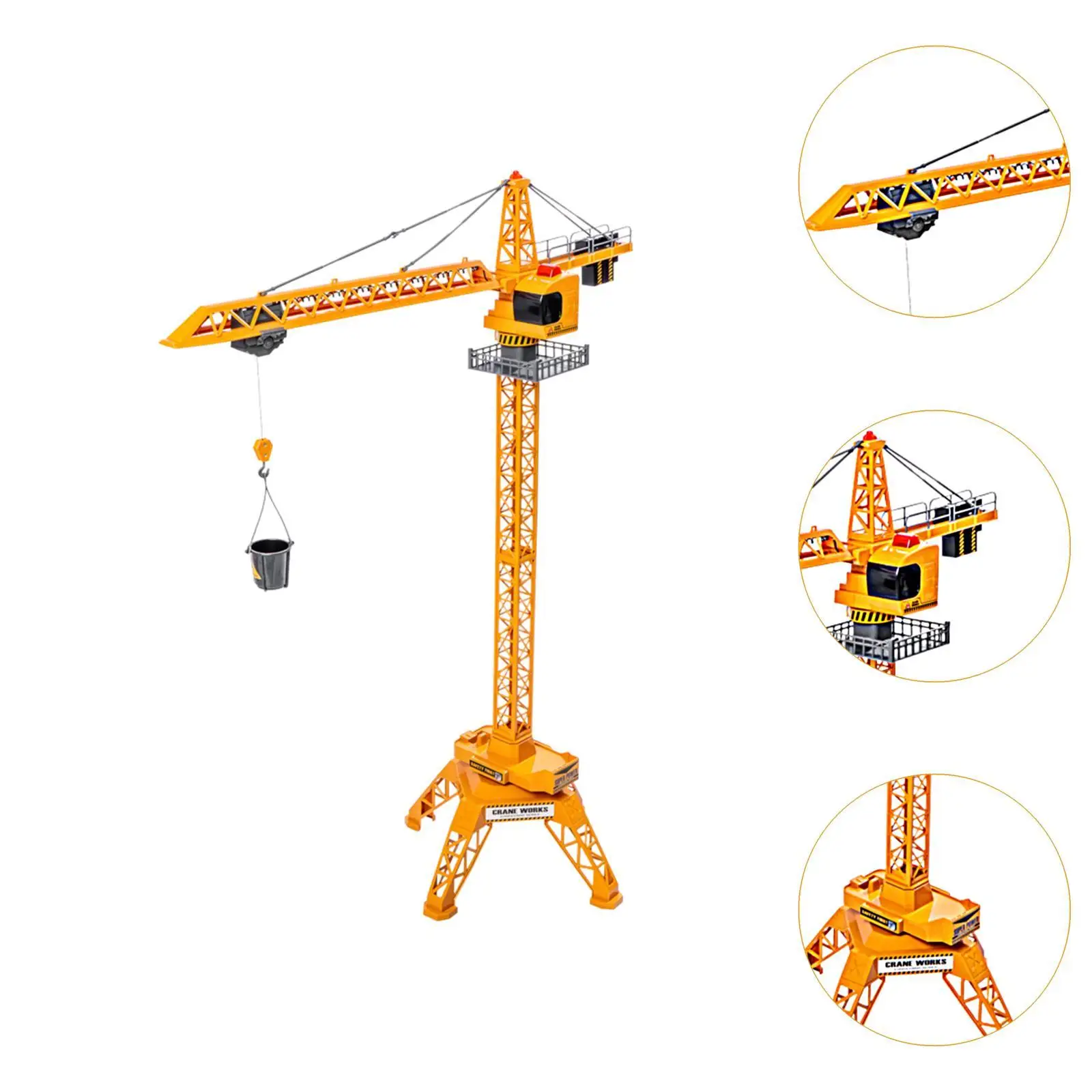 1/36 Scale Remote Control Tower Crane for Boys and Girls Children Party Toy