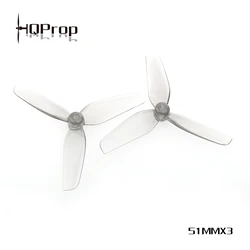 10Pairs(10CW+10CCW) HQPROP 51MMX3 51mm 3-Blade PC Propeller 1.5mm for FPV Freestyle 2inch Toothpick Drones DIY Parts