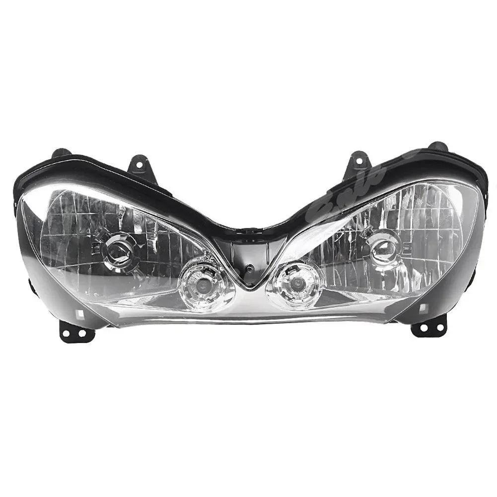 Motorcycle Front Headlight Lamp Assembly For Kawasaki Ninja ZX-10R 2004 2005 Clear Lens image 3