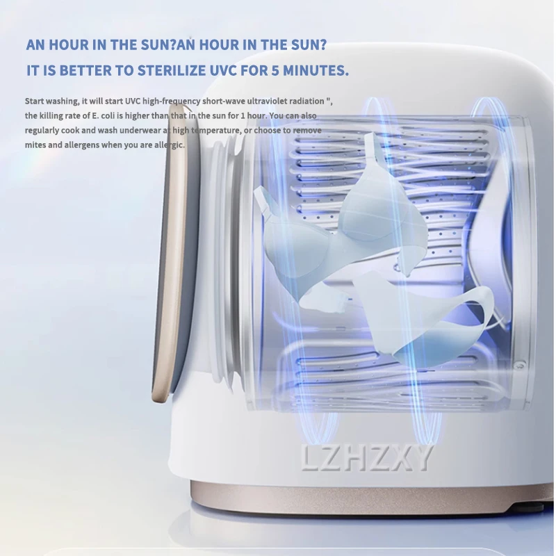 1KG Portable Washing Machine,  Mini Washing Machine Sterilizing And Drying Washing Machine Is Suitable For Baby Clothes