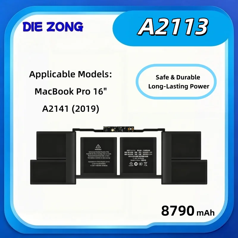 New  for Apple A2113 notebook battery Pro 16 inch/A2141 (2019) long-lasting battery life durable, fast delivery High‑Performance
