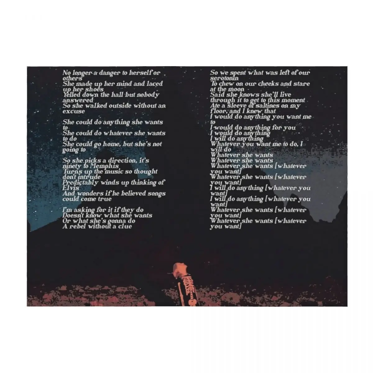 

Graceland Too by Phoebe Bridgers Throw Blanket Bed Fashionable christmas gifts Giant Sofa Soft Blankets