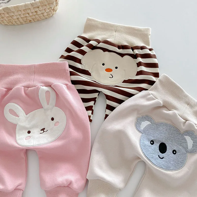 Infant Girls Cartoon Animal Big PP Trousers 0-3T Toddler Cute Bunny Leggings Baby Casual Pants