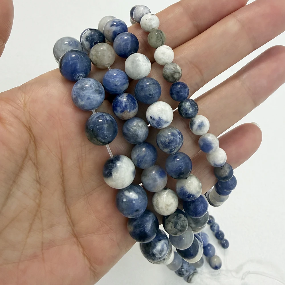 New Arrival New Blue Sodalite Gem Beads 15