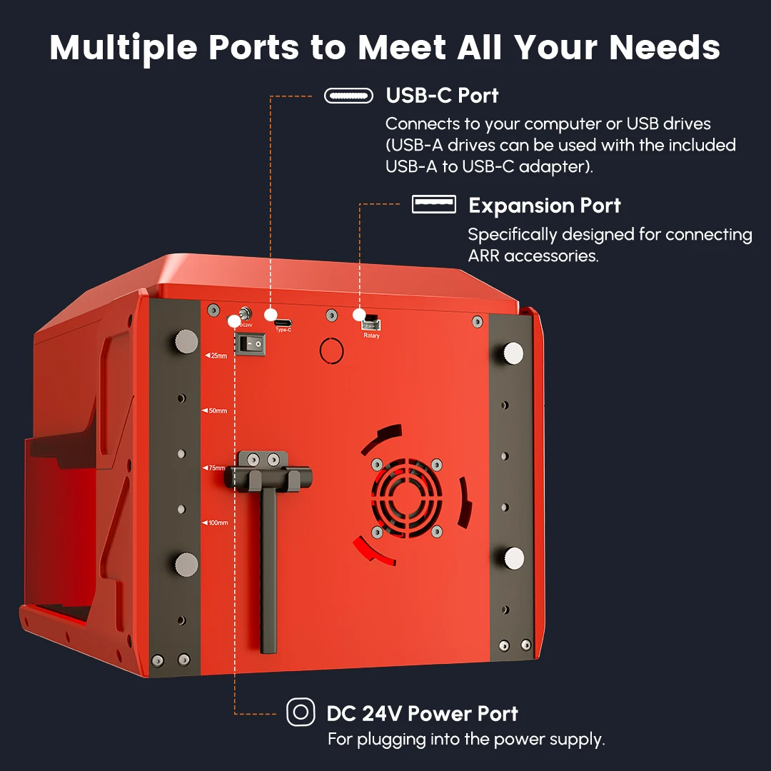 AlgoLasr PI-XI Mini Enclosed Engraving Machine 3W Diode Laser Power Portable Tools PC Phone Touch Screen Offline No Installation