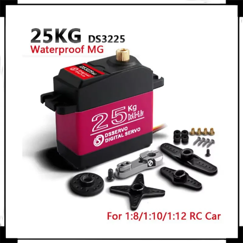 1pcs Waterproof Servo 20kg 25kg 30kg 35kg 40kg High Speed Servo Metal Gear Digital Servo Rc Baja Servo For 1/8 1/10 Scale Rc Car