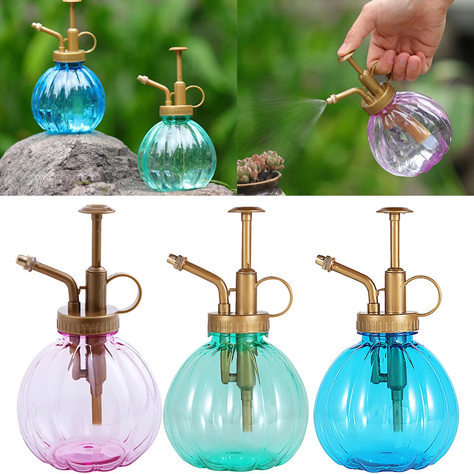 

350ml Plant Flower Watering Pot Spray Bottle Planting Succulents Irrigation Kettle Mini Glass Watering Can Mister Sprayer Tool