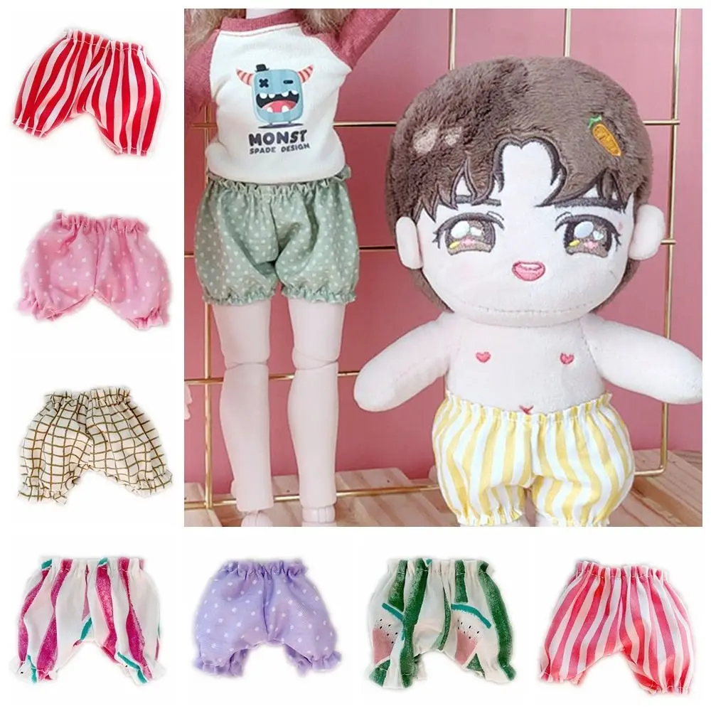 Handmade Pumpkin Pants Cute 15cm Wave Point Lantern Pants Stripe Colorful Doll Shorts Joint Doll