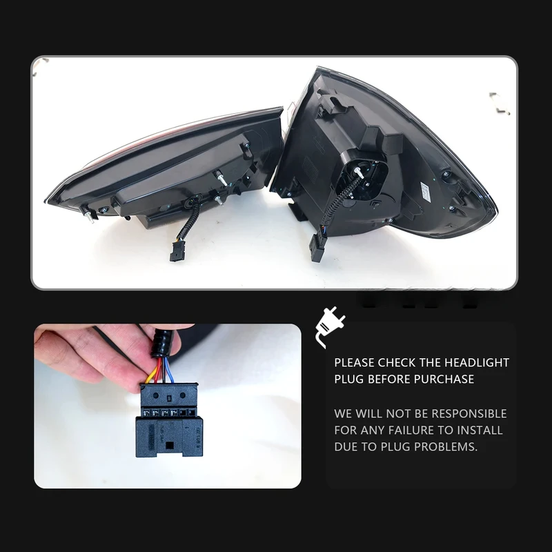 

Sequential LED Tail Lights For X5 F15 2014-2018 Rear Lamp Brake Light DRL Waterproof Automotive Accessories