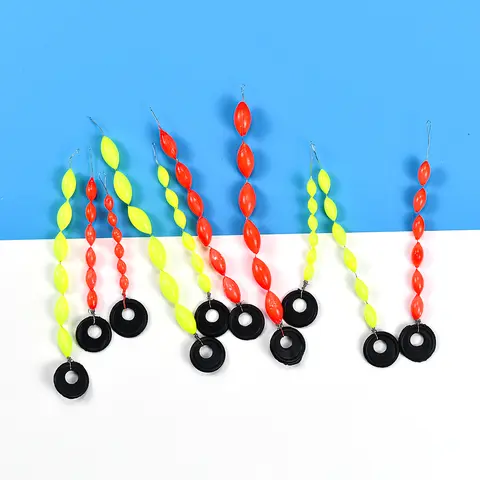 60 पीस/10 सेट फिशिंग फ्लोट 6 इन 1 स्ट्रिंग टाइप सेवन स्टार फ्लोट फोम स्पेस बीन फिशिंग लाइन स्टॉपर बॉय टैकल एक्सेसरीज 10 best sales स्लिप बॉबर - №5