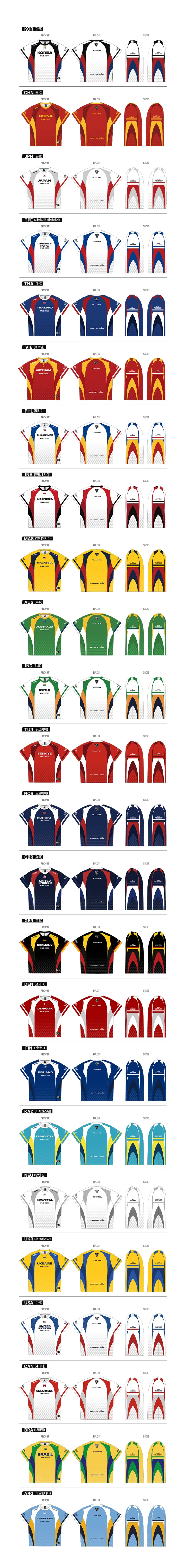 PNC 2026 PUBG Südkorea Brasilien Vietnam Thailand Trikot Damen T-Shirt Unisex Tee Top Kurzarm Schnelltrocknend Herren T-Shirt – Detail 4