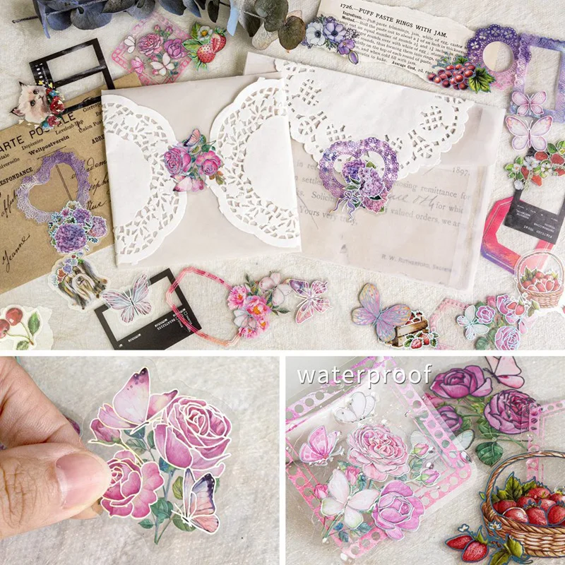 Scrapbook Sticker PET For DIY Photo Album Scrapbooking Homemade Diary Gift Notebook Journals Arts