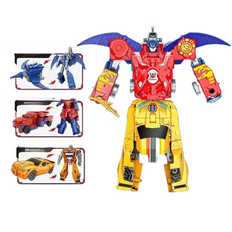 3in1 Deformation Robot Toy Convertible Action Figure Plastic Model Robot Super General Car Toys Anime Movie Series Children Gift