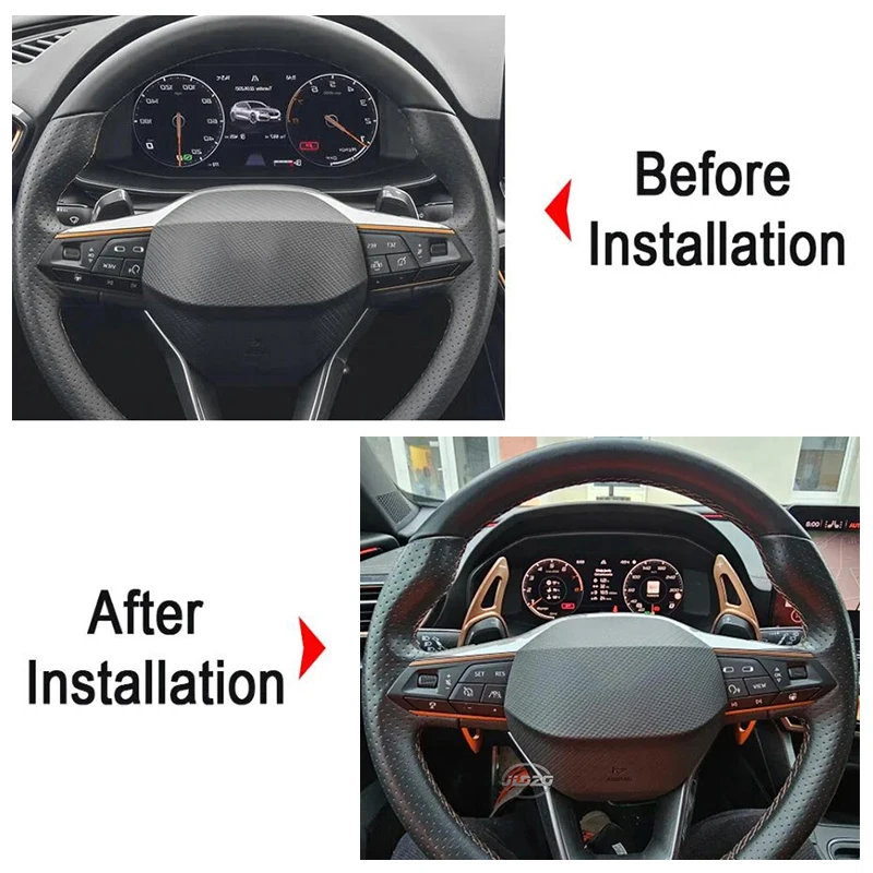 Auto-Lenkrad-Schaltwippen für Cupra Formentor LEON Ateca 2021 2022 2023 2024 2025 DSG-Erweiterung – Detail 2