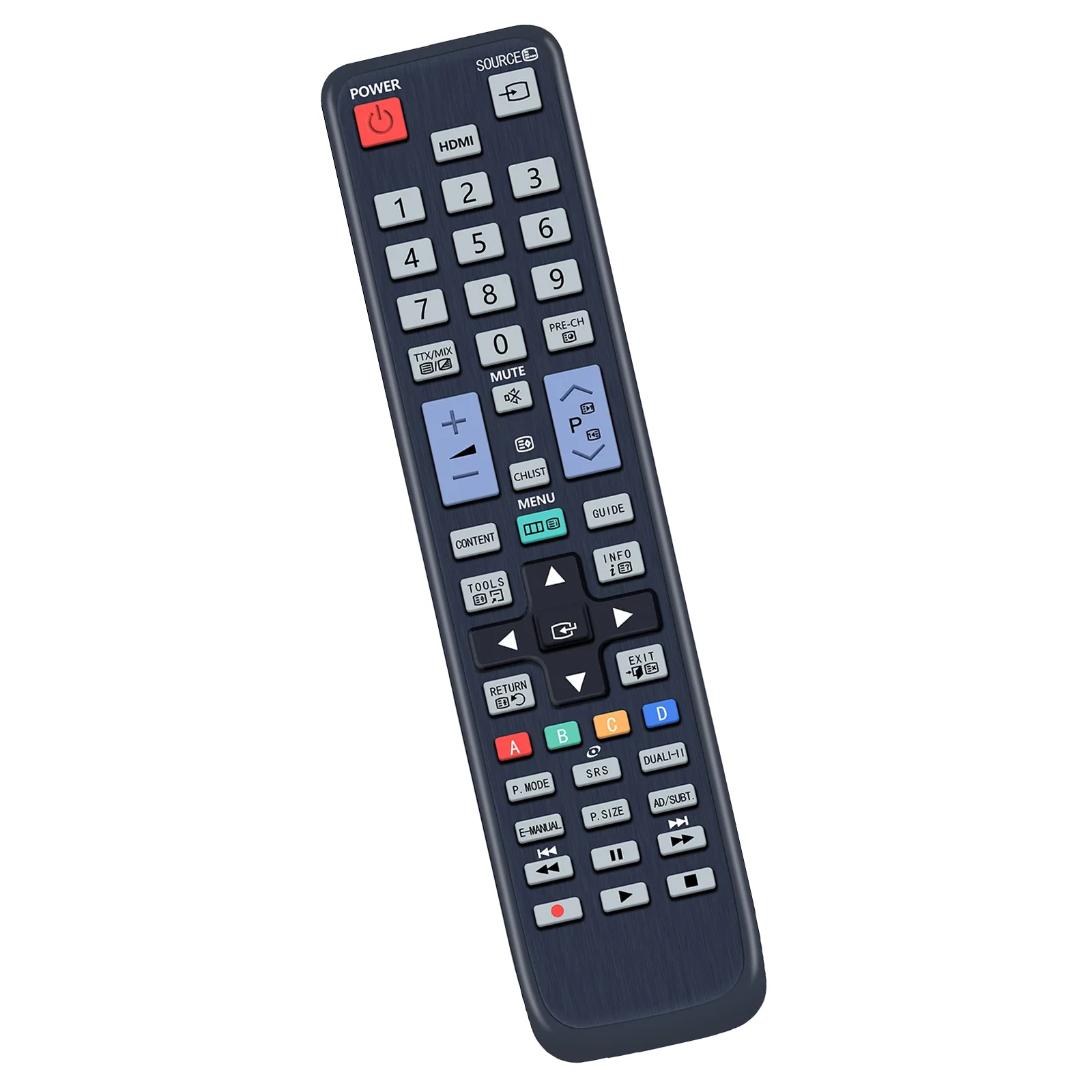 Zapasowy pilot AA59-00465A, kompatybilny z telewizorami Samsung UA46D5000PM, UA40D5500RM, UA22D5000NM. — zdjęcie produktu 4