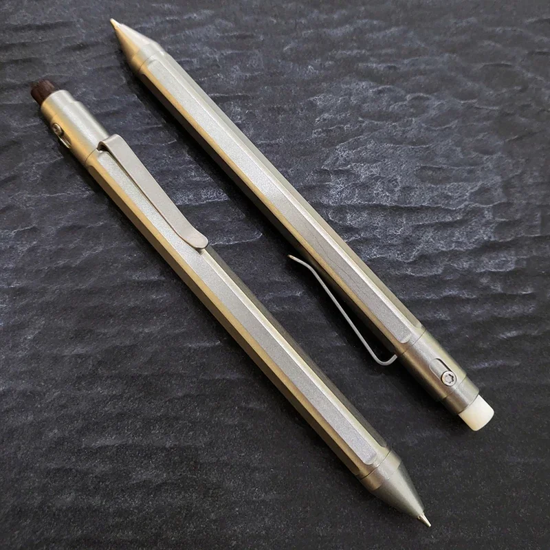 EDC Titanium Alloy Pencil With Collection Writing Multi-functional Portable Outdoor EDC Tools