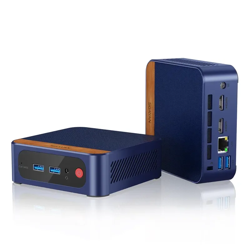 BOLRZO Mini PC Alder Lake N100 N150 8GB 16GB DDR4 RAM 1TB SSD Wifi 6 BT5.2 Windows 11 Pro & Linux Desktop PC, Compact