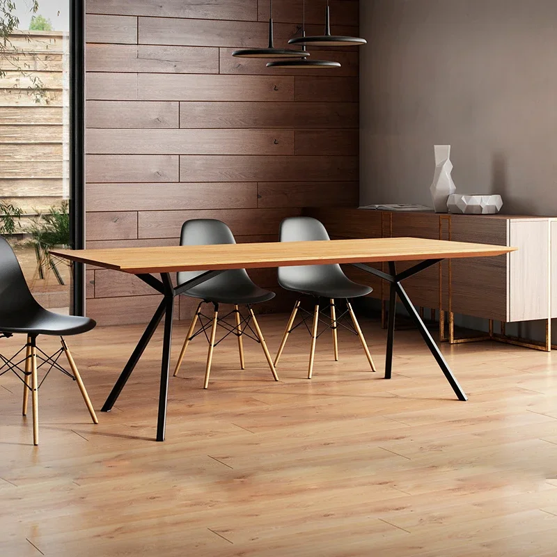 Red Dot Design Award Dining table feet, desk legs, office computer table bracket, wrought iron style, modern minimalist ins styl