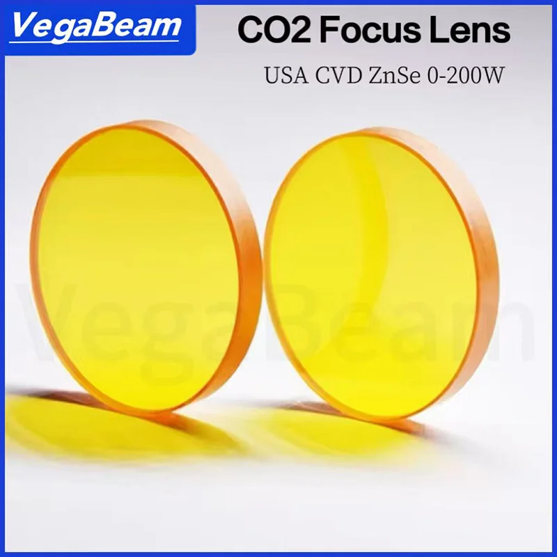 

VegaBeam 5PCS CO2 focus laser lens USA CVD Focus Lens ZnSe DIA.20mm Focal Length 50.8mm 63.5mm for 0-200W CO2 Laser focus lens