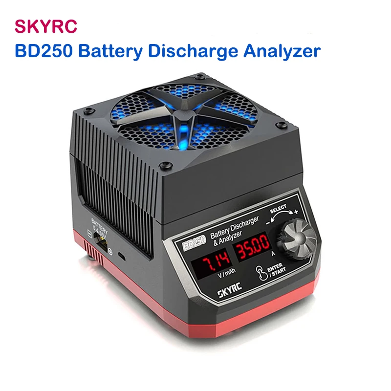 

SKYRC BD250 Battery Discharger LiPo LiFe LiHv NiMH NiCd Pb Battery Analyzer Upgraded Battery Discharger