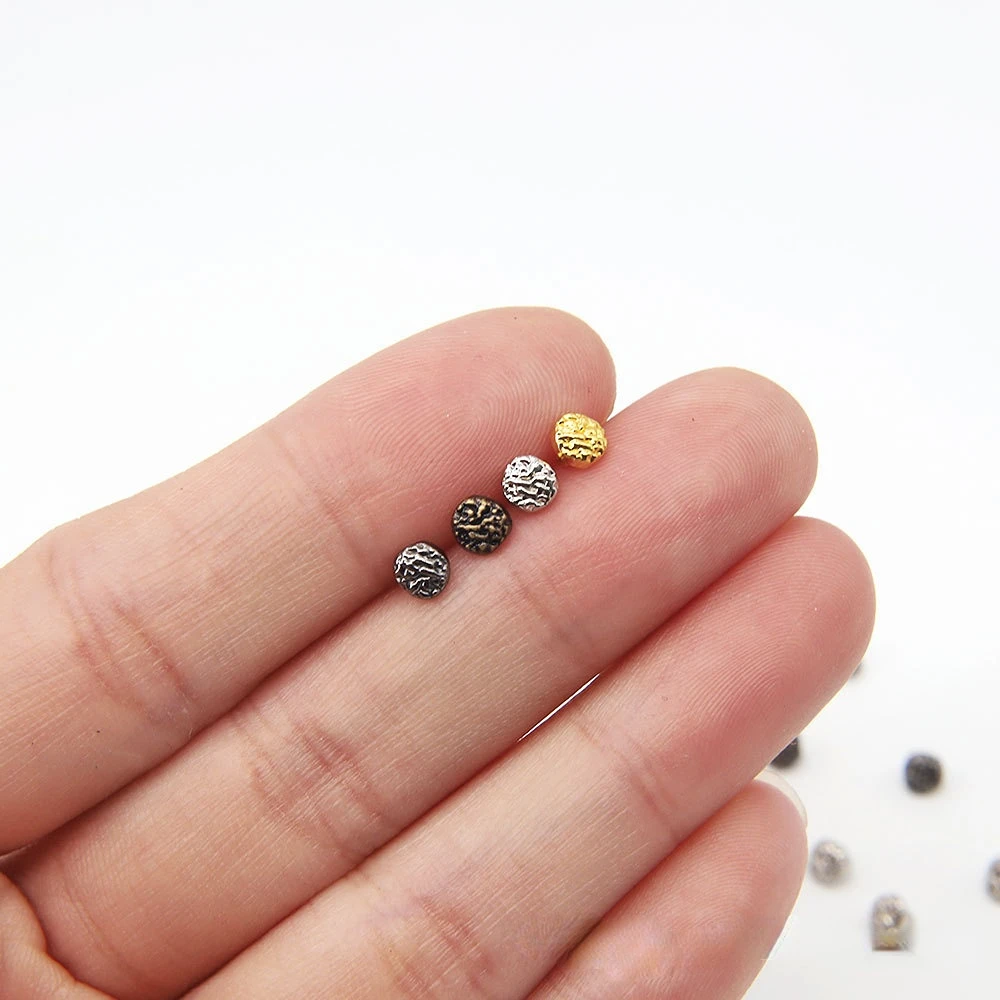 4mm Mini Buttons for DIY Doll Clothes Round Buckles OB11 OB24 Handmade Clothing Scrapbooking Buttons Sewing