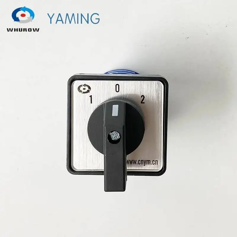 LW26-25A تبديل كام دوار التبديل ثلاثة مواضع 690 فولت 3 أقطاب 12 محطات دليل محدد الاتصال الفضي YMW26-25/3