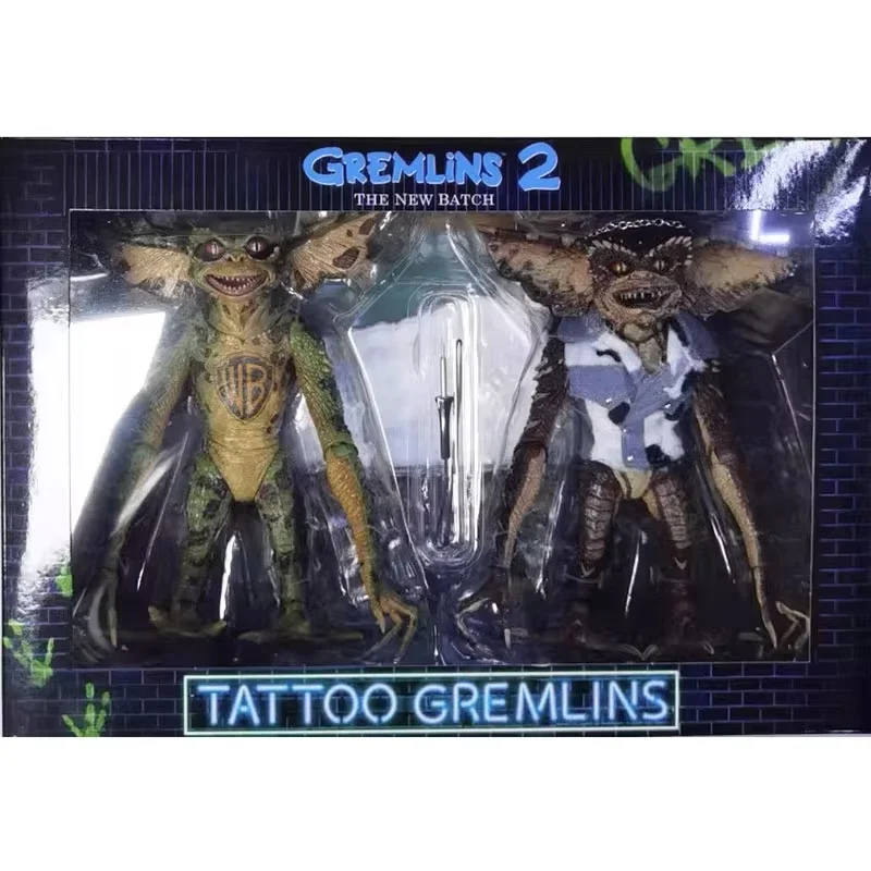 Original Gremlins 2 Figure Tattoo Gremlins Action Figuras Movie Gremlins Figurine Toys Collection Model Doll Peripheral