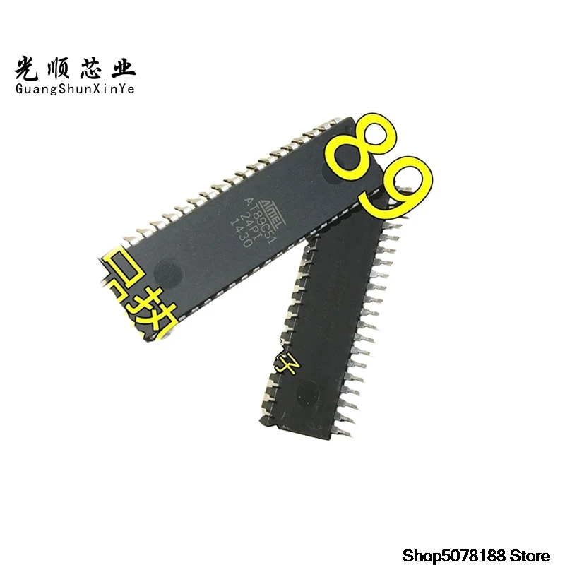 10-pecas-at89c51-24pc-at89c51-24pu-at89c51-24pi-dip-40