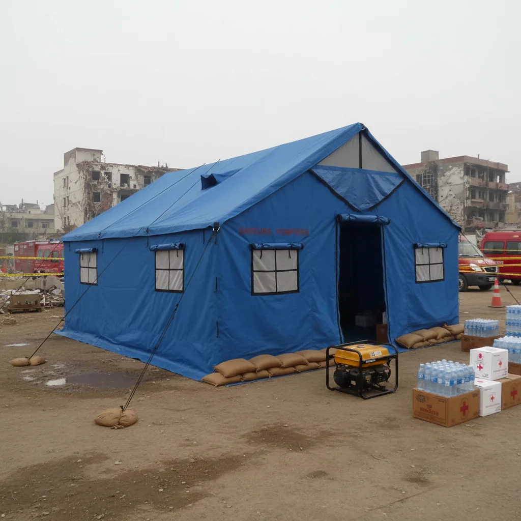 Portable Four-Season Double-Layer  Waterproof Outdoor Tent For Use Quick