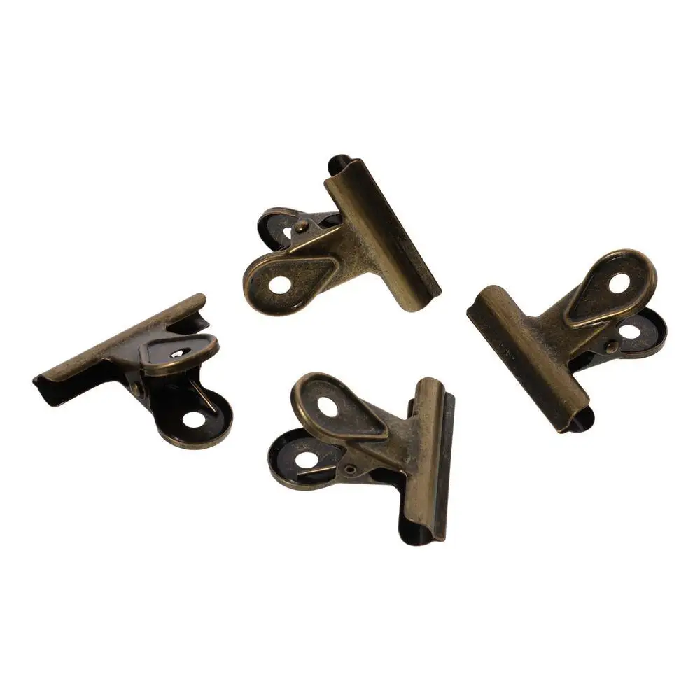 

Multipurpose Metal Vintage Bronze Metal Clip 1.97 Inch/5cm Bronze Document Storage Ticket Clip Invoice Clip Office