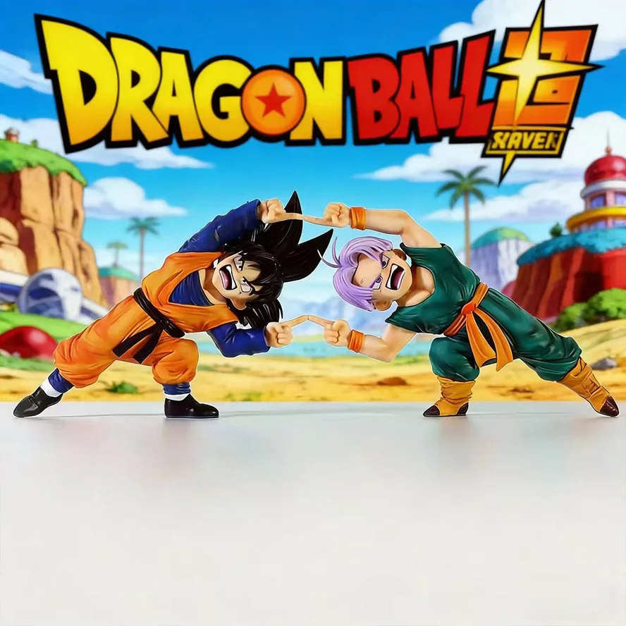 

Anime Dragon Ball Z Son Goten Figure Gotenks Trunks Combined Body Action Figures 10cm PVC Statue Collection Model Toys Gifts