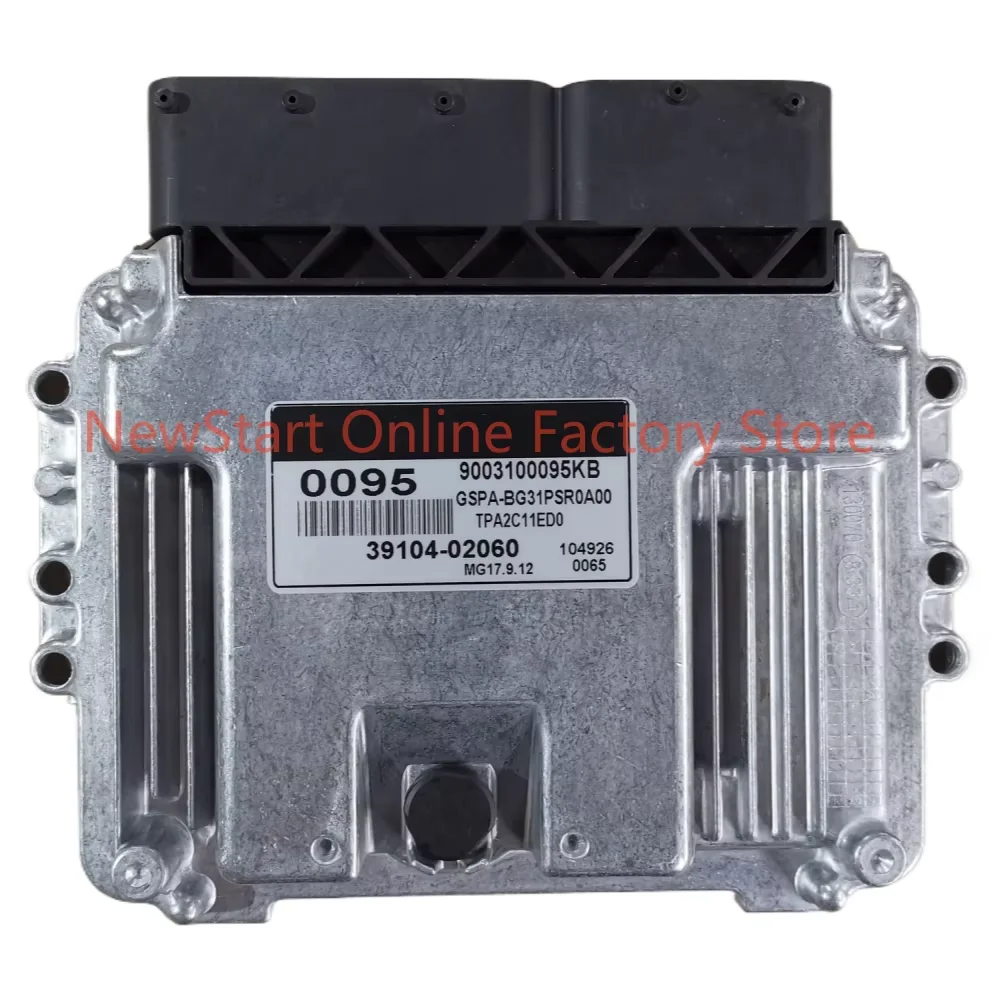 39104-02060 New ECU Original Car Engine Computer Board Electronic Control Unit Fit for Hyundai-MG17.9.12 0095