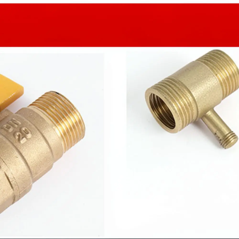 Reliable Brass Gas Ball Valve Kitchen Stove Pipe Connector Household Plumbing Flow Switch Safety Control Tool