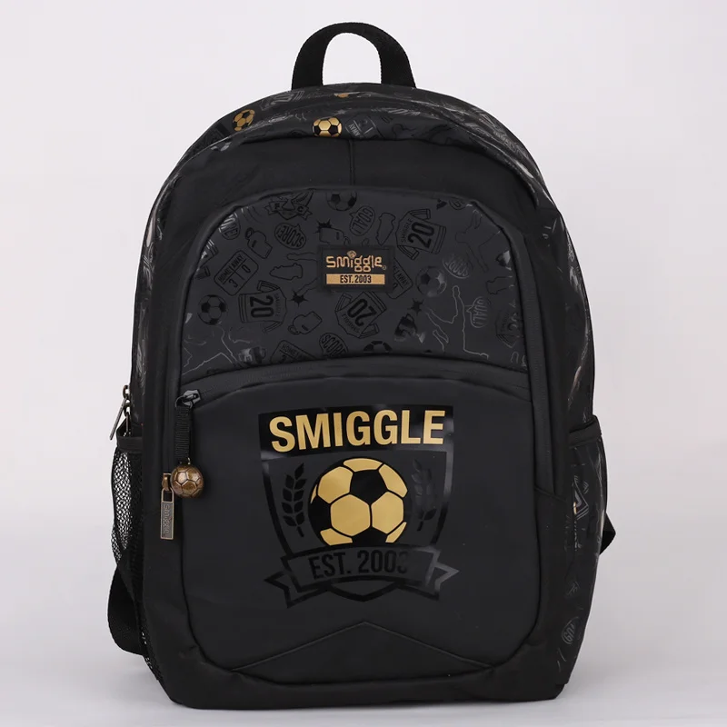 Australia Smiggle Primary School Student Shoulder Burden Golden Football Schoolbag Stationery Set Children Backpack Pencil Case