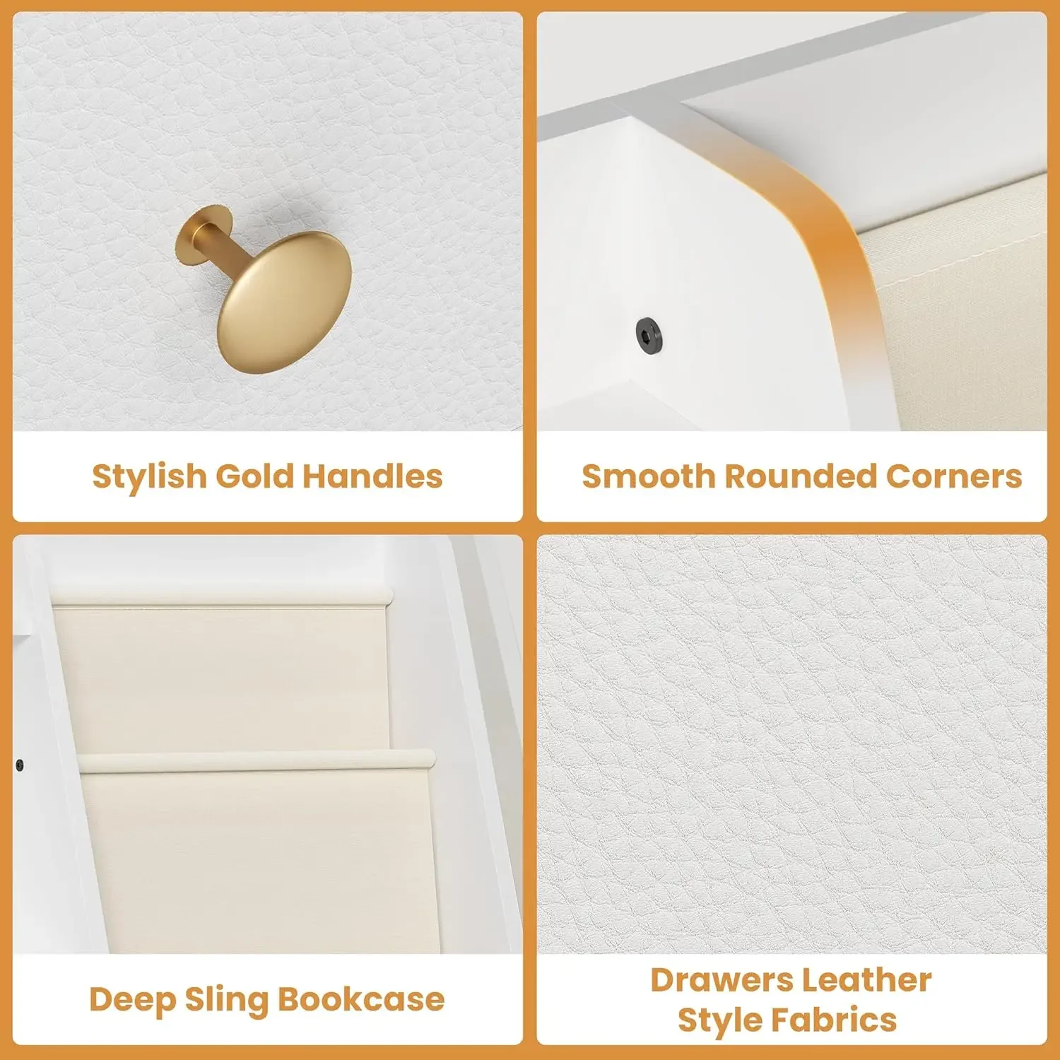 Bookshelf and Toy Storage, Baby Wooden Bookcase with Drawers, Children Book Shelf for Kids Room, Nursery Storage Book Rack for P