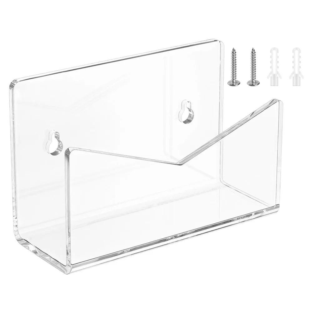 

1 Set Acrylic Letter Holder For Desk Mail Organizer Desktop File Storage Rack Book Bracket Envelope Holder Postcard Display