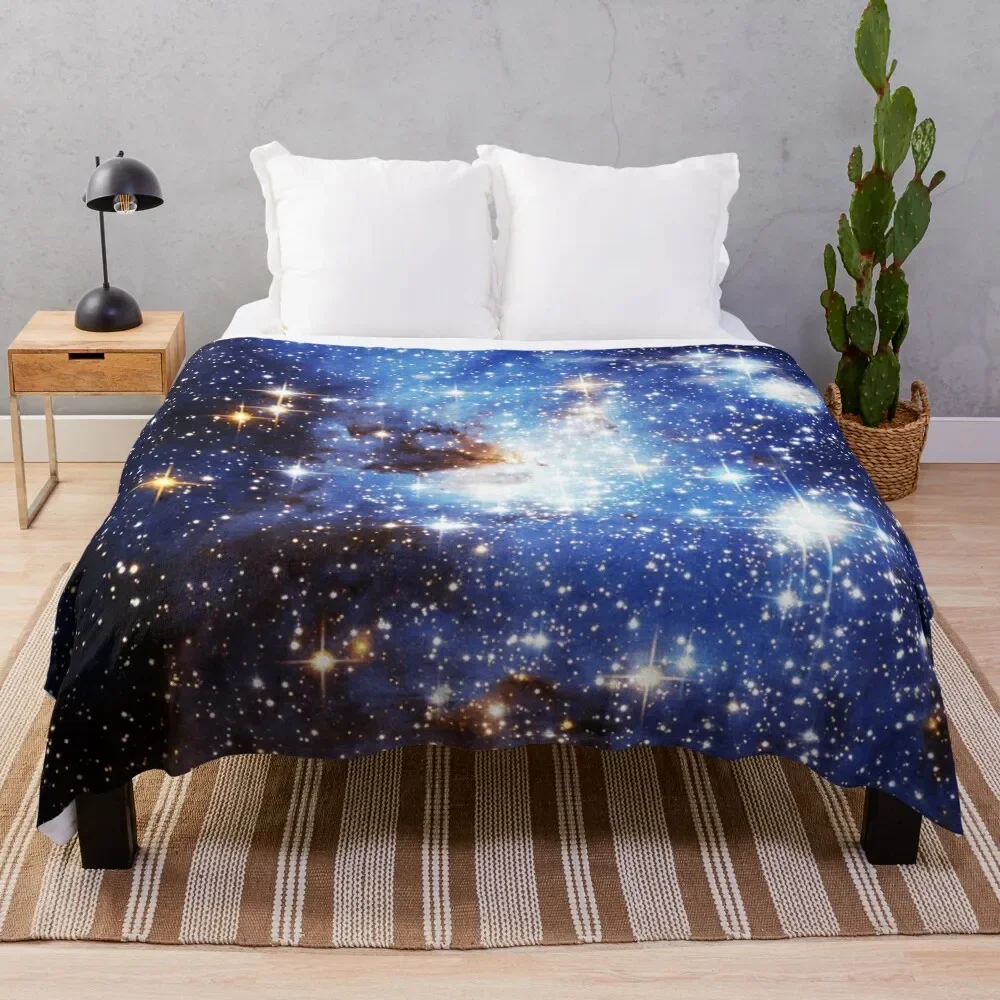 

Blue Galaxy 3.0 Throw Blanket Tourist Decorative Sofas warm for winter Blankets