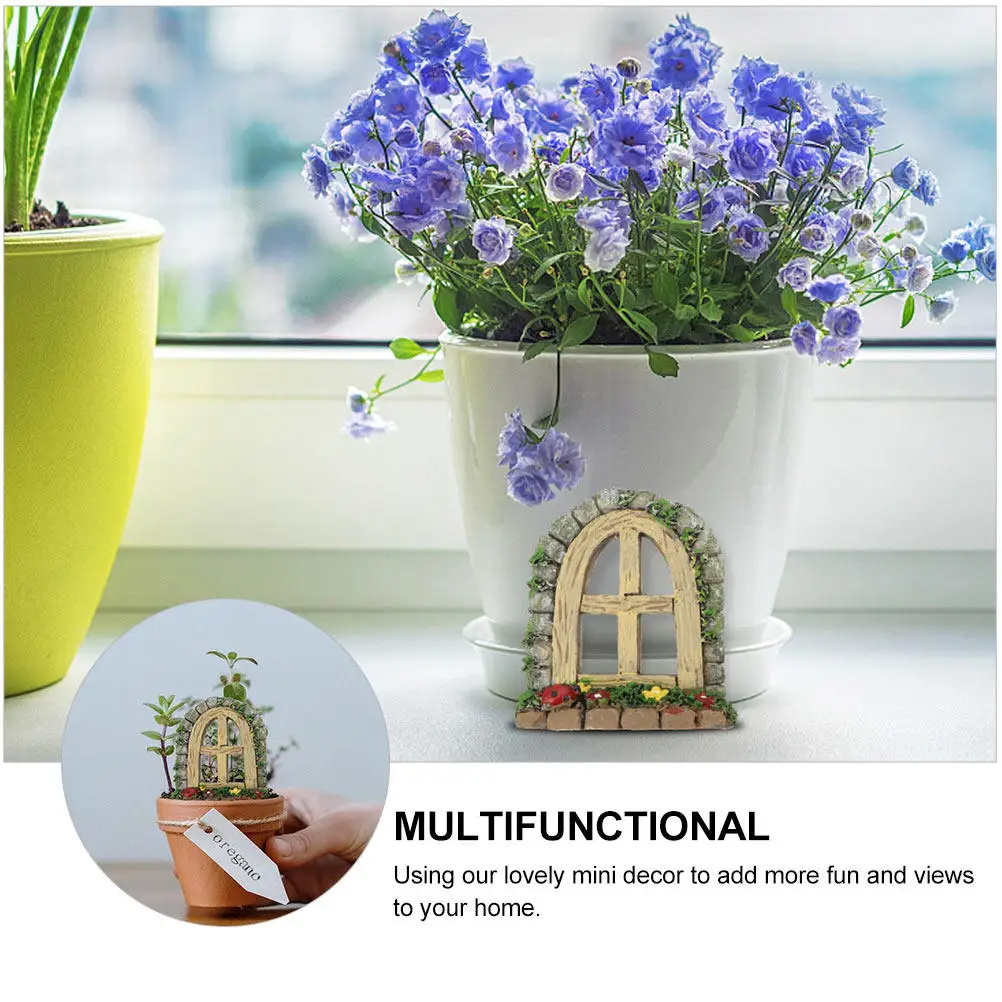 5Pcs Succulent Planter Accessories Delicate Mini Decor Creative Micro Decoration for Mini Courtyard Fairy Garden Sturdy Portable