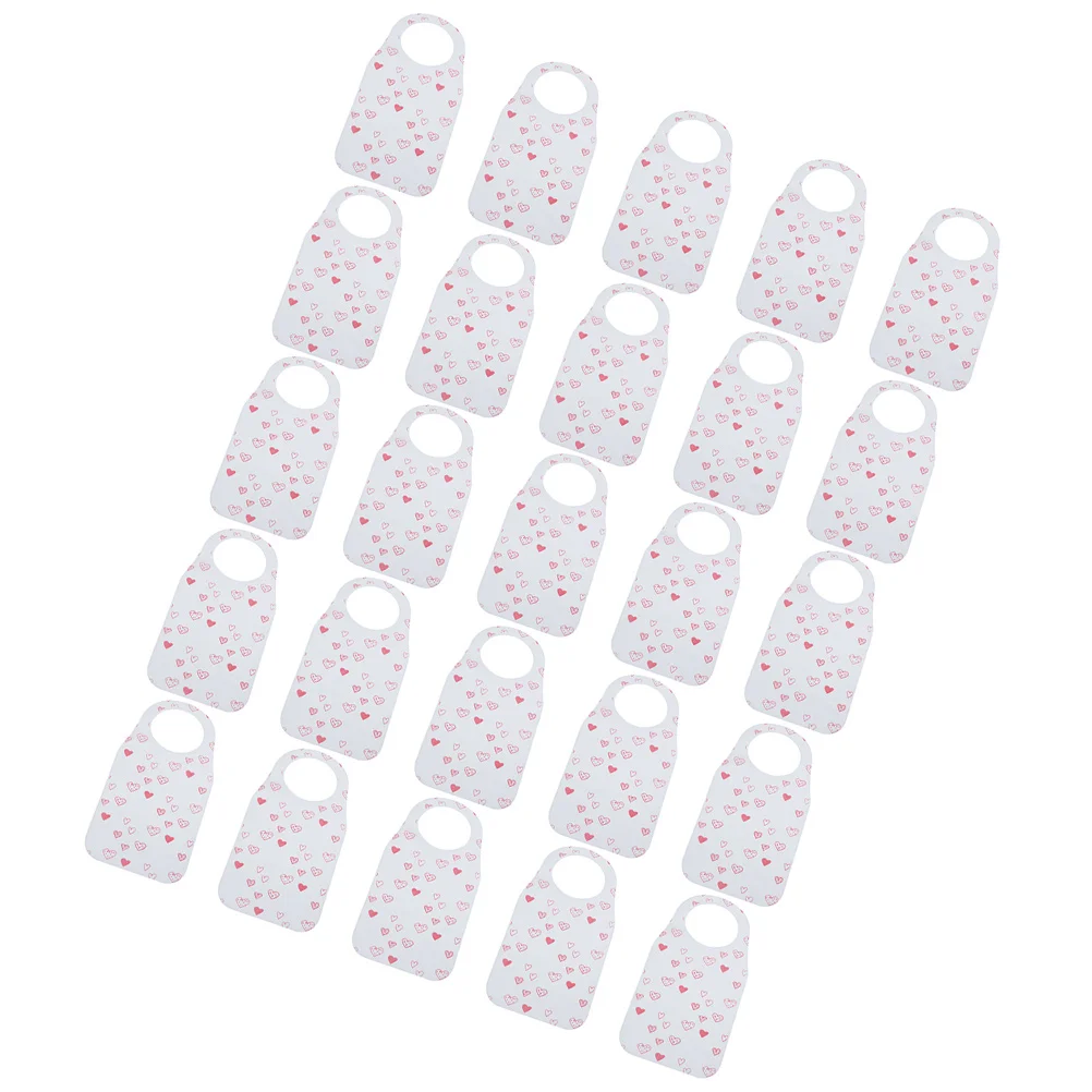 25Pcs Adult Disposable Bibs Non-woven Hotpot Apron Outdoor BBQ Catering Aprons adult bib crab boil party supplies