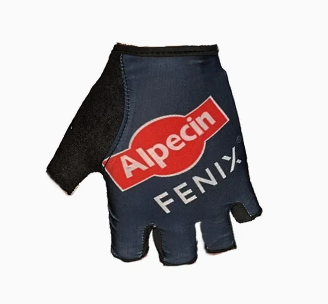 

2022 ALPECIN FENIX TEAM одна пара велосипедных перчаток с открытыми пальцами, Джерси, перчатки для горного и дорожного велосипеда, гелевые перчатки