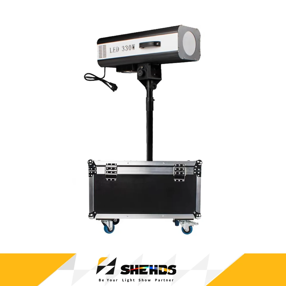 

SHEHDS 330W Follow Spot Light With Flight Case Catwalk Spot Light For DJ Disco Show Wedding Performance Theater Spotlight