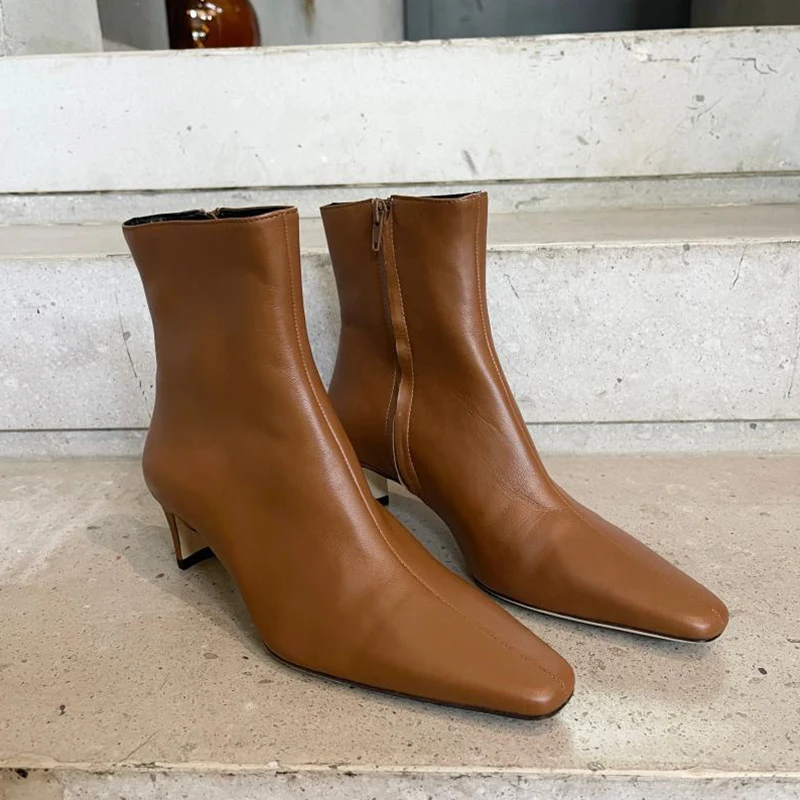 Square-Toe Low-Heel… - image