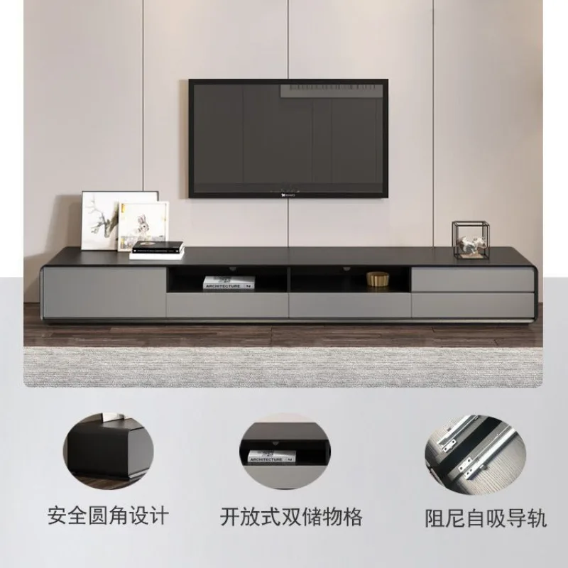 Mueble de TV, mesa de centro combinada, pequeño apartamento, sala de estar, piso de casa, mueble de TV integrado