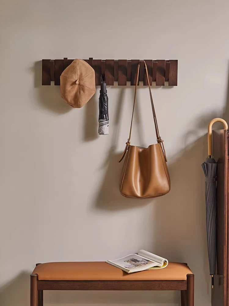 

All solid wood hangers, wall hooks, coat racks, nail-free hooks, coat hooks, hanging clothes racks in the entrance.