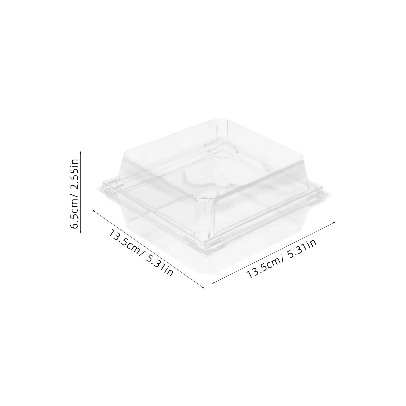50 ชิ้นกล่องห่อแซนวิชวัสดุที่ยอดเยี่ยมกล่องเก็บของสำหรับเค้กคุกกี้มัฟฟินงานเลี้ยงฉลองสมรสก่อนแต่งงานงานแต่งงานวันเกิด