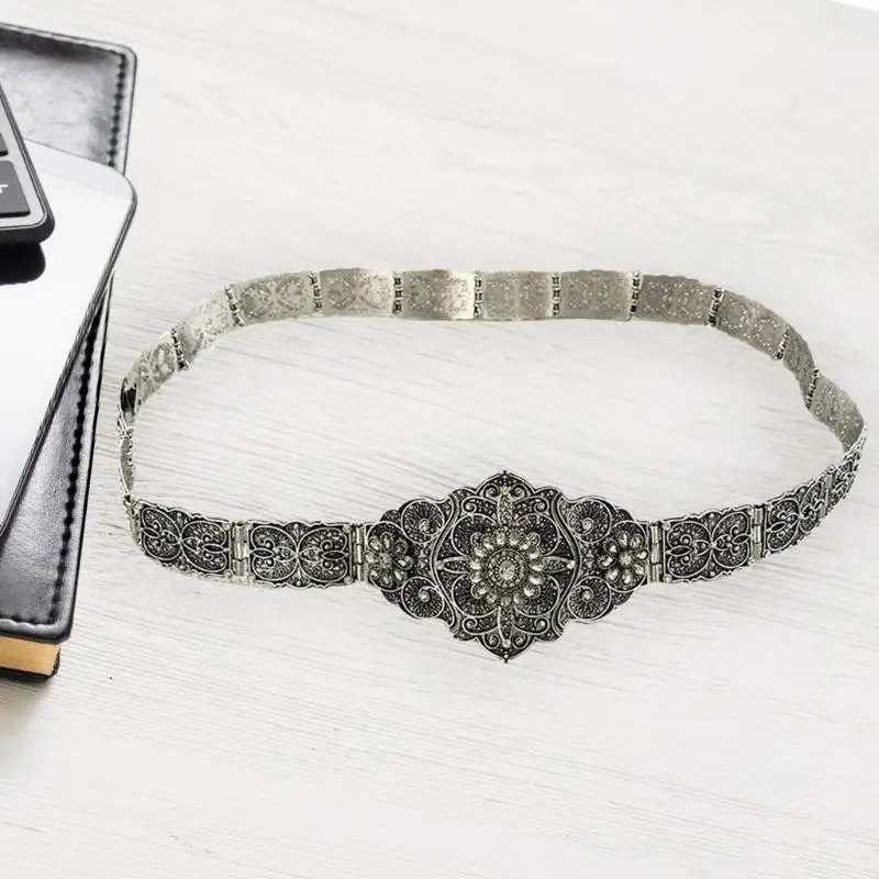 Ceinture en du caucase russe 652F, avec motifs sculptés, pour hommes femmes, Costume scintillant accrocheur,