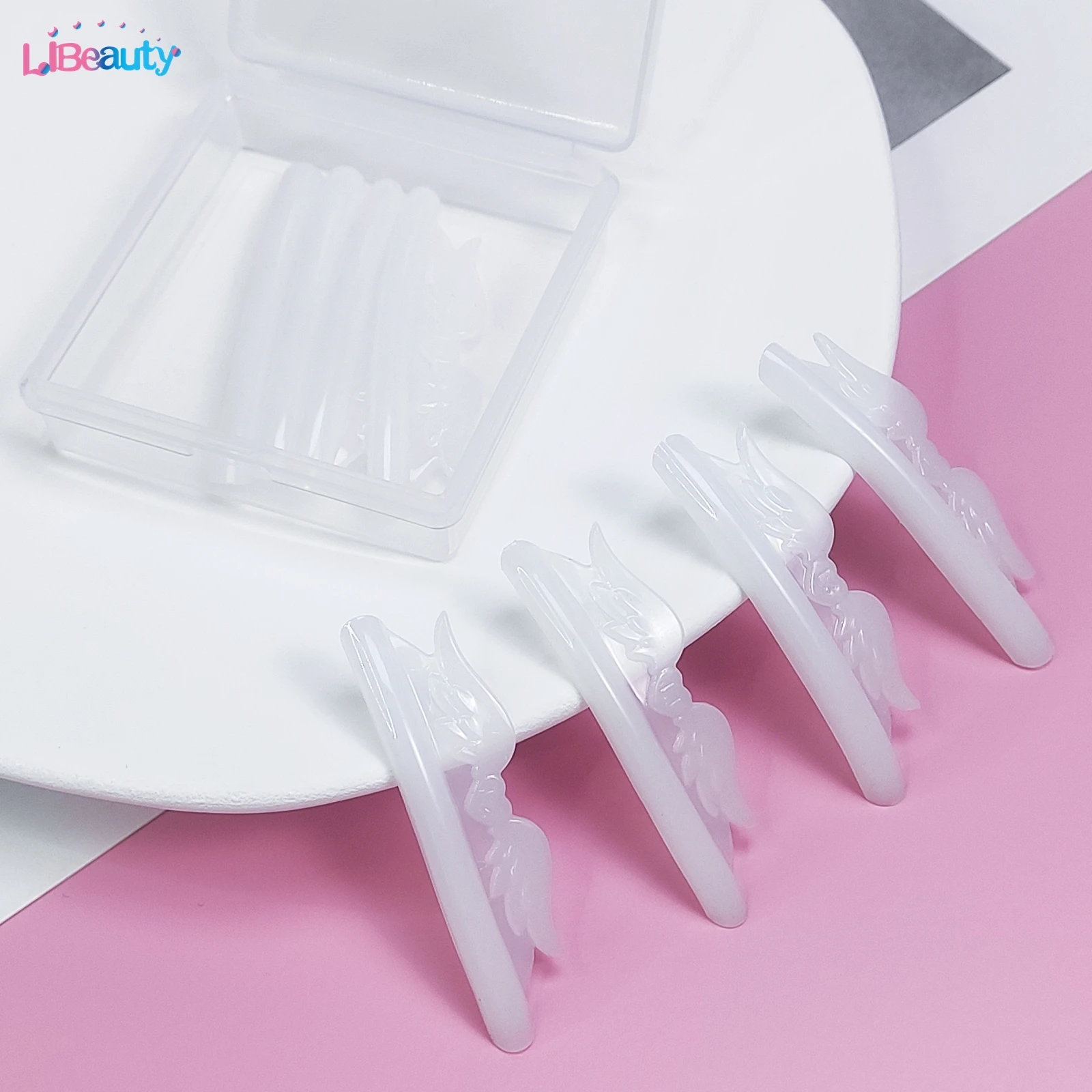 Wholesale 2 Sets C Curl Free Glue Silicone Eyelash Perm Rod Sticky Lash Lift Shields Eyelash Curler Accessories Makeup Tools