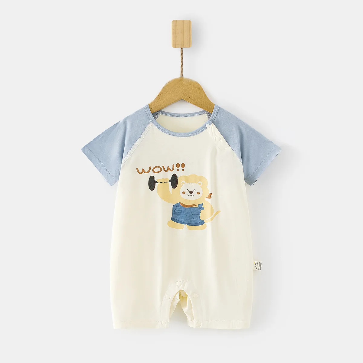 Baby Summer Ice Dora Short Sleeve Rompers Newborn Boneless Romper Air Conditioning Clothes Baby Toddler Romper
