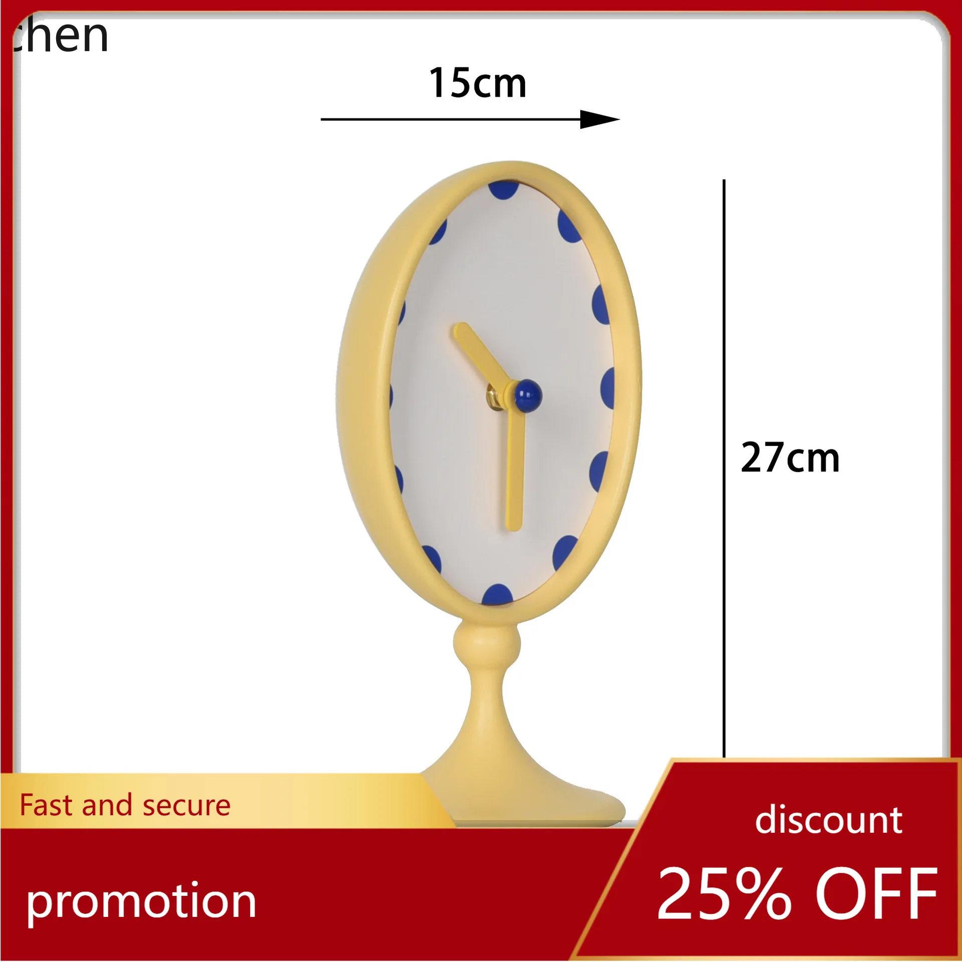 

ZM L's new desktop creative clock ornament is a high-end, stylish piece for the living room