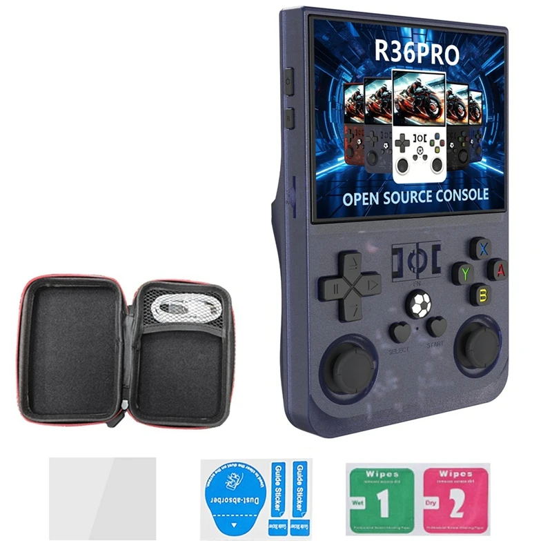 

R36PRO Handheld Retro Game Console 128GB 3.5Inch HD Screen Portable Pocket Video Player Supports 30+ Emulators D
